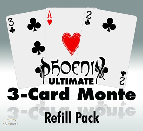 Phoenix Ultimate 3-Card Monte - Nachf�llsatz (Refill)