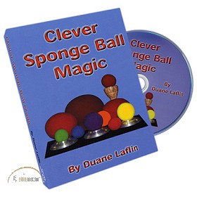 DVD Clever Sponge Ball Magic by Duane Laflin