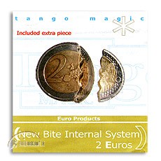 Bite Coin 2 Euro by Tango Magic (mit extra Stück/ internal)