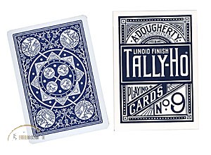 Tally Ho Fan Back Poker size Cards (Blue)