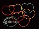Rubber Band Shapes (heart)/ Vorgeformte Gummibänder (Herz)