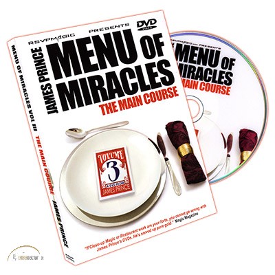 DVD Menu of Miracles III - The Main Course by James Prince
