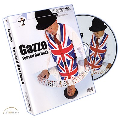 Gazzo Tossed Out Deck with DVD (Blue Deck) by Gazzo