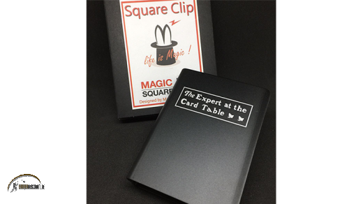 Expert At The Card Table Card Clip (Black) by Magic Square