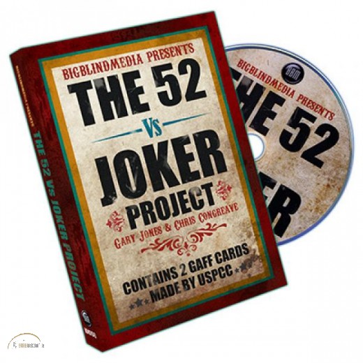 DVD The 52 vs Joker Project by Gary Jones & Chris Congreaves