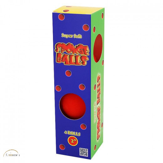 Sponge balls - Balls of 50 mm RED VDF