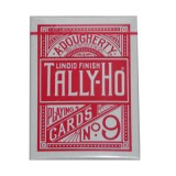 Tally Ho Fan Back Poker size Cards (Red)