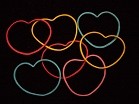 Rubber Band Shapes (heart)/ Vorgeformte Gummibänder (Herz)