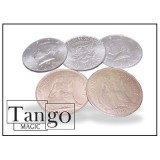 Hopping Half Dollar with English Penny by Tango