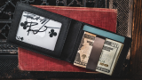FPS Wallet True Black Leather (Gimmicks und Online Anleitung) von Magic Firm