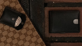 FPS Wallet True Black Leather (Gimmicks und Online Anleitung) von Magic Firm