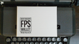 FPS Wallet True Black Leather (Gimmicks und Online Anleitung) von Magic Firm