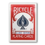 Bicycle Marked Deck - Glance Edition (markiertes Kartenspiel, rot)
