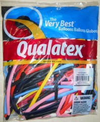 260Q - Qualatex Modellierballons TRADITIONAL (bunt sortiert)