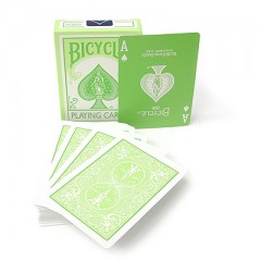 Bicycle Reverse Printed Pastel Green Cards