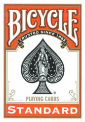 Bicycle Poker Size Rider Back (orange)