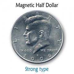 Magnetic US Half Dollar (SUPER STRONG) by Kreis Magic