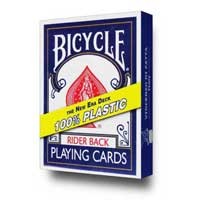Bicycle 100% Plastic Cards (blue) by Vincenzo Di Fatta