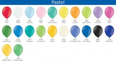 100 BELBAL High Quality Latex Balloons (Round 11 inch/ 28 cm)