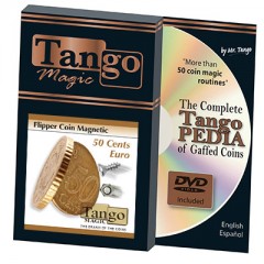 Flipper Coin Magnetic 50 Euro Cent by Tango Magic