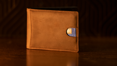 FPS Wallet Brown (Gimmicks and Online Instructions) by Magic Firm